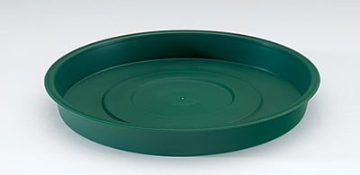 Round saucer 25cm Terra/White/Green