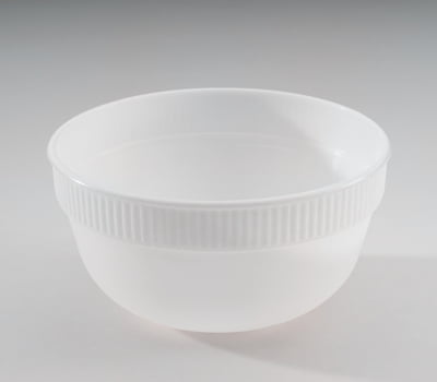 Round CD bowl 15cm Terra/White