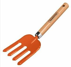 Hand Garden Fork with wooden handle