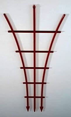 Plant ladder 48 cm Red/Green/Black