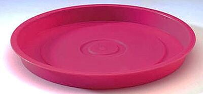 Round saucer 30cm Purple/Lime/Pink/Turquoise