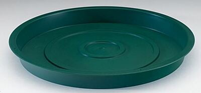 Round saucer 43cm Terra/White/Green